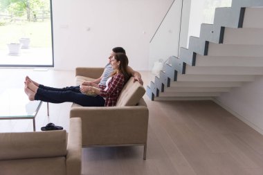 Genç çift serbest zaman zevk