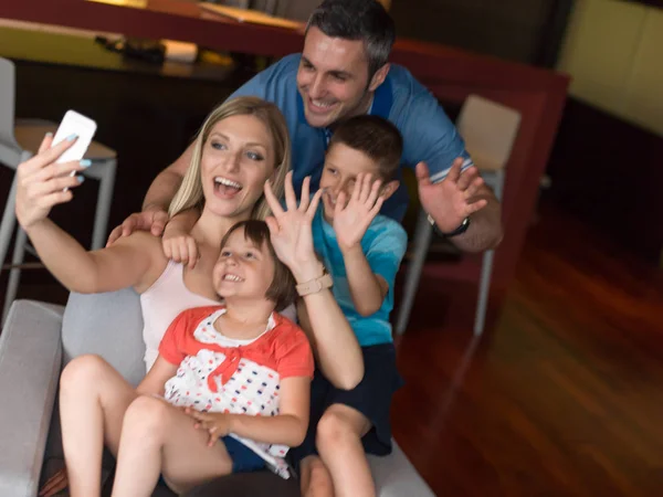 Family having fun at home — Stock Photo, Image