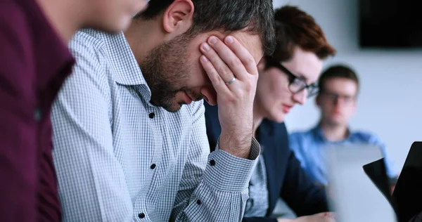 Group Business People Discussing Business Plan Office — Stock Photo, Image