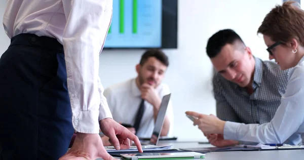 Business Partners Meeting Modern Office — Stock Photo, Image