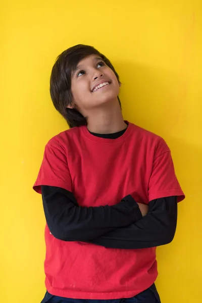 幸せな若い少年のポートレート — ストック写真