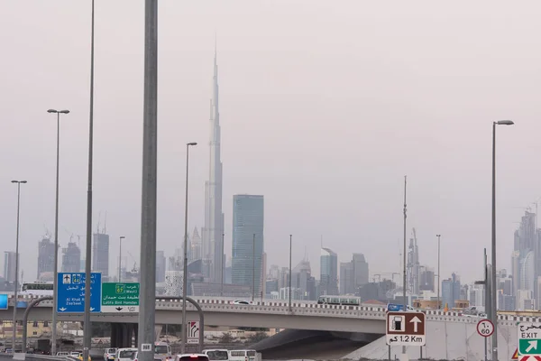 두바이 교통 체증 — 스톡 사진