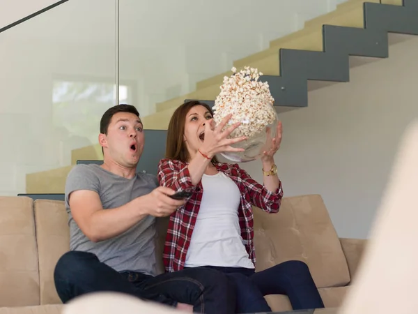 stock image young handsome couple enjoying free time