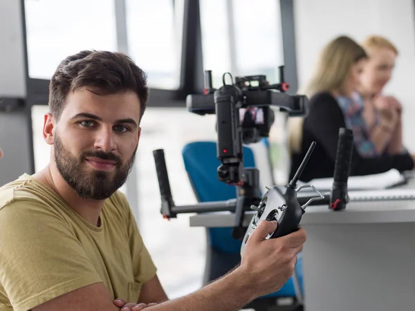 Videographer at work — Stock Photo, Image