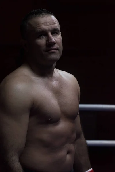 Kas profesyonel kick boks portresi — Stok fotoğraf