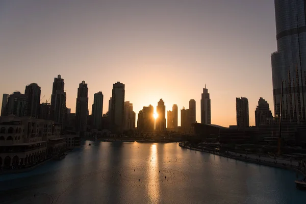Музыкальный фонтан Дубая — стоковое фото