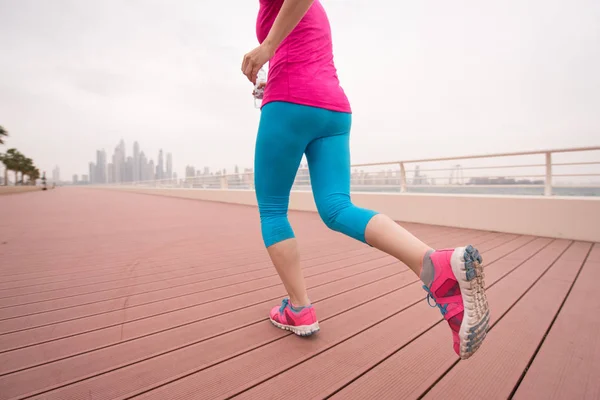 Futás-sétányán nő — Stock Fotó