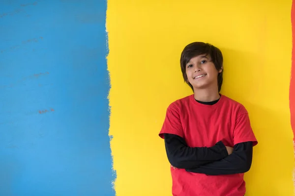 Mutlu genç bir çocuk portresi — Stok fotoğraf