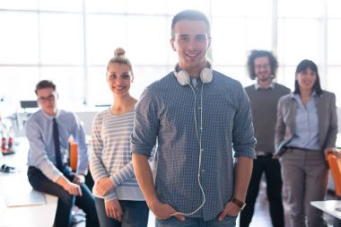 başarılı iş kadını portresi