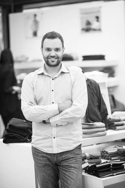 Man in Clothing Store — Stock Photo, Image
