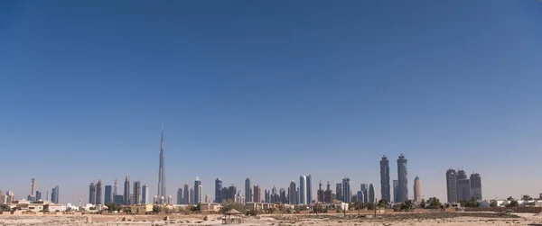 Панорама Дубай — стоковое фото