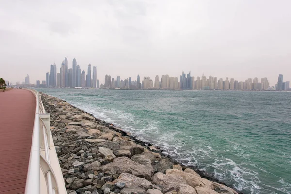 Panorama city του Ντουμπάι Ηνωμένα Αραβικά Εμιράτα — Φωτογραφία Αρχείου