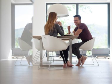 Çift zevk sabah kahvesi 