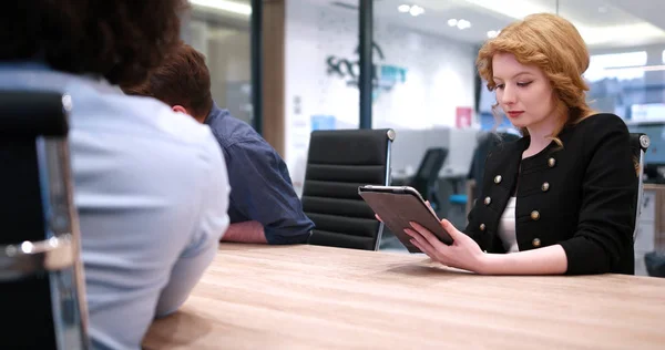 Startup Business Team At A Meeting — Stock Photo, Image