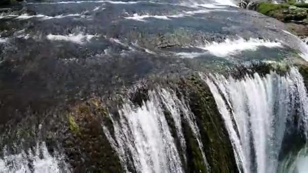 Водоспад з прісною водою — стокове відео