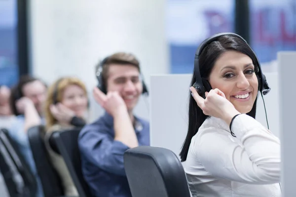 Operatori di call center — Foto Stock