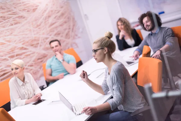 Startup Business Team At a Meeting — Stock Photo, Image