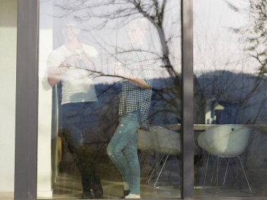 zevk sabah kahvesi genç Çift