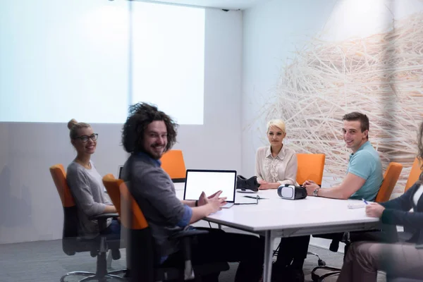 Startup Business Team en una reunión — Foto de Stock