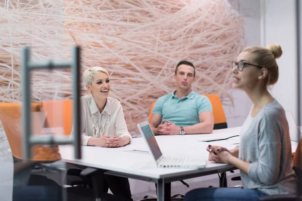 Startup Business Team en una reunión — Foto de Stock