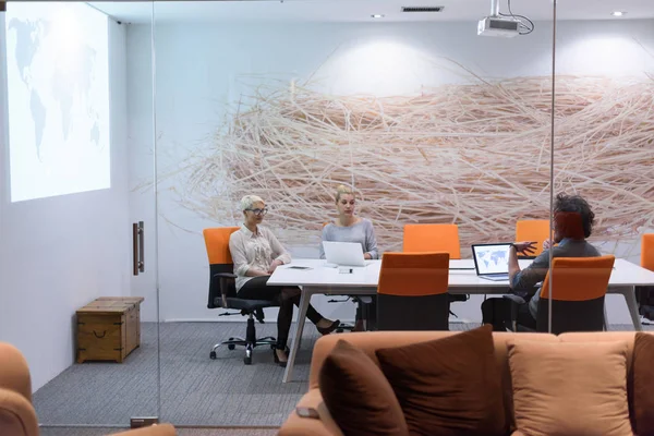 Startup Business Team At A Meeting — Stock Photo, Image