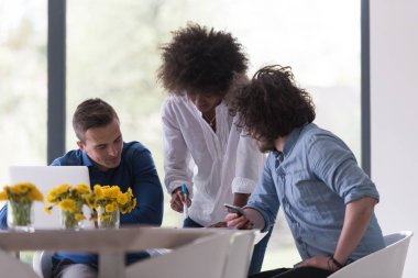 Çok ırklı bir girişim ekibi toplandı