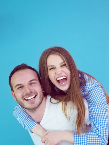 kız arkadaşıyla piggybacking adam