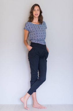 Genç güzel kadın. 