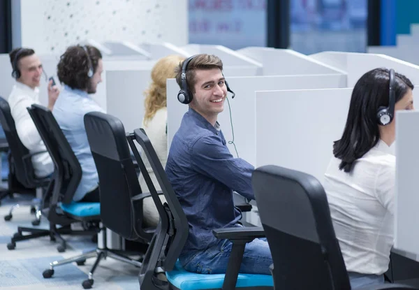 Operatori di call center — Foto Stock