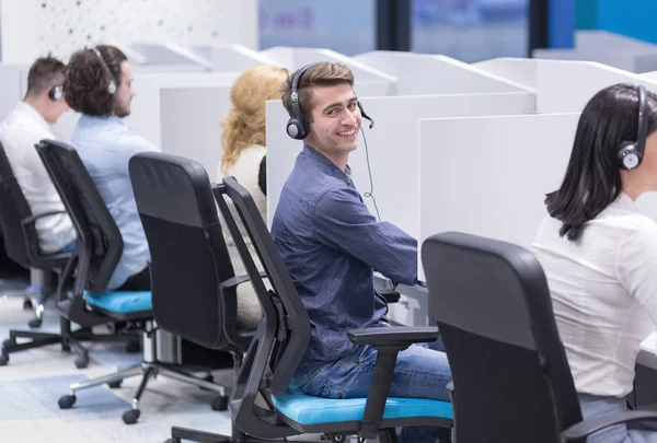 Callcenter operatörer — Stockfoto