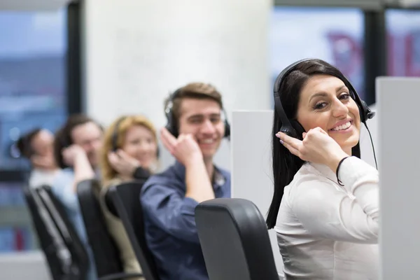 Operadores de call center — Fotografia de Stock