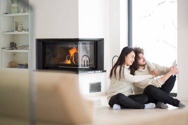 güzel genç çok ırklı Çift