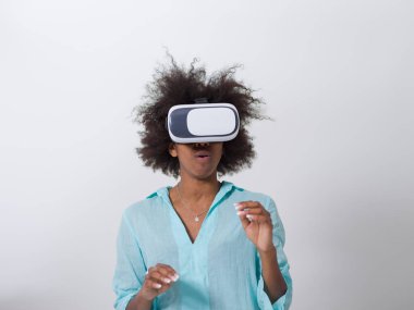 mutlu Afro-Amerikan kız