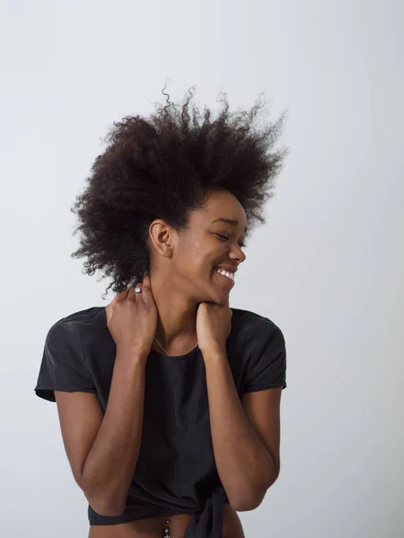 Krásné přátelské afroamerické ženy — Stock fotografie