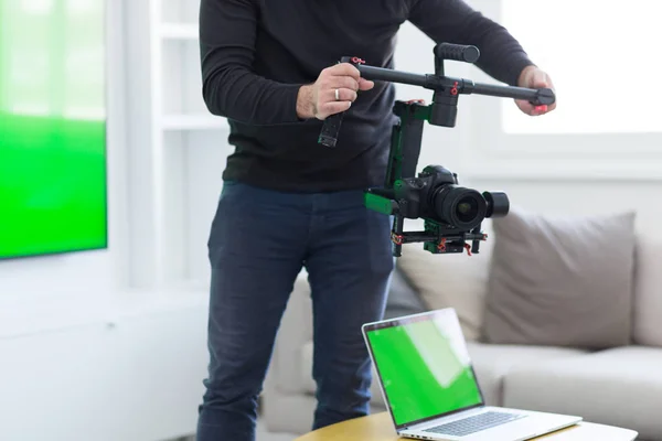 Videographer at work — Stock Photo, Image