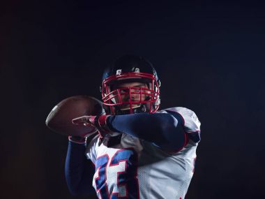 rugby topu atma Amerikan futbolu oyuncusu