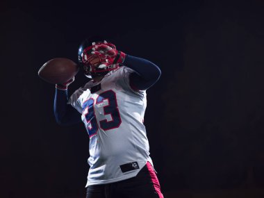 rugby topu atma Amerikan futbolu oyuncusu