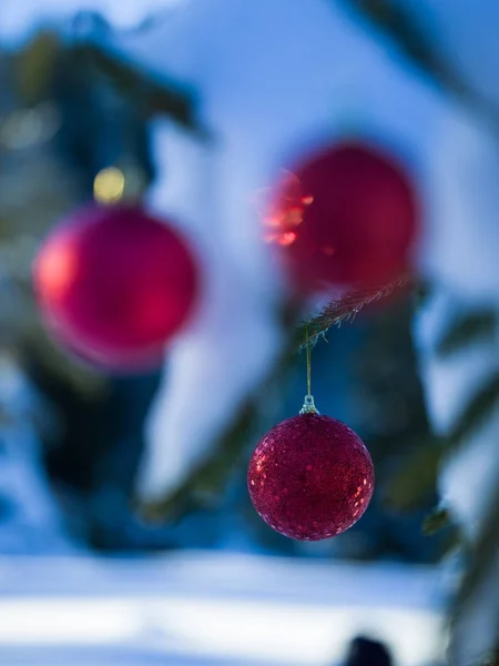 Décoration de boule arbre de Noël — Photo