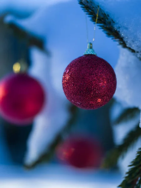 Noel ağacı topu dekorasyon — Stok fotoğraf
