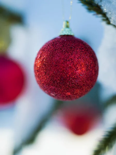 Décoration de boule arbre de Noël — Photo