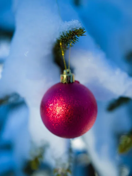 Décoration de boule arbre de Noël — Photo