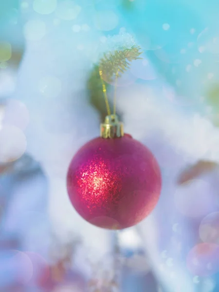 Árbol de Navidad decoración de bolas — Foto de Stock