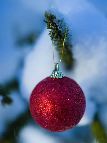 Décoration de boule arbre de Noël — Photo