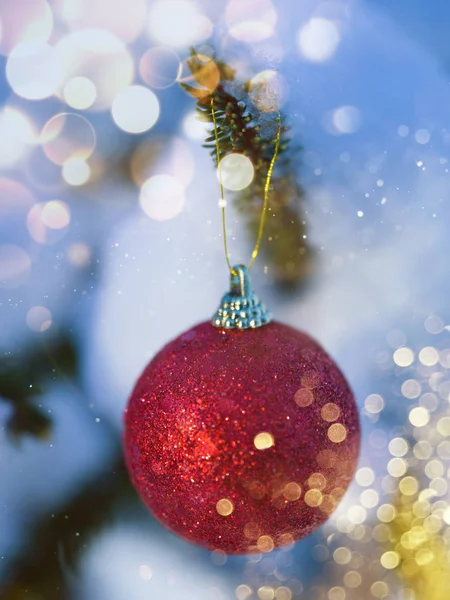 Kerstboom bal decoratie — Stockfoto