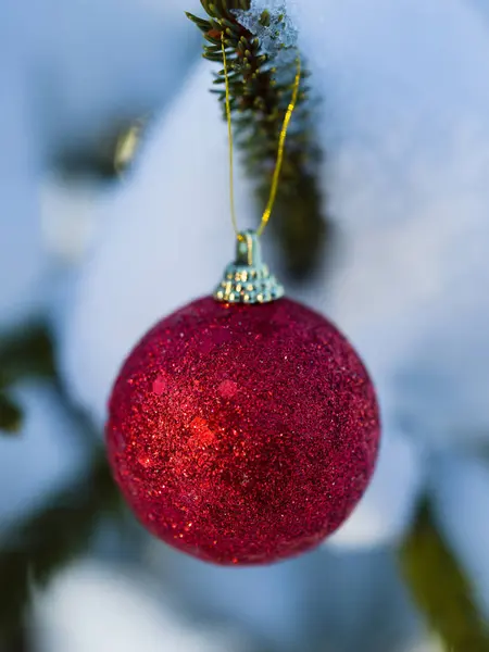 Décoration de boule arbre de Noël — Photo