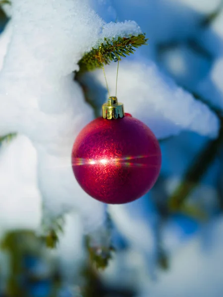 クリスマス ツリーのボール飾り — ストック写真
