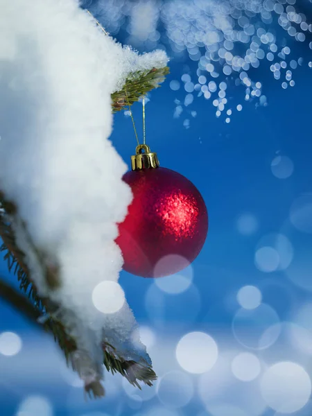 Árbol de Navidad decoración de bolas — Foto de Stock