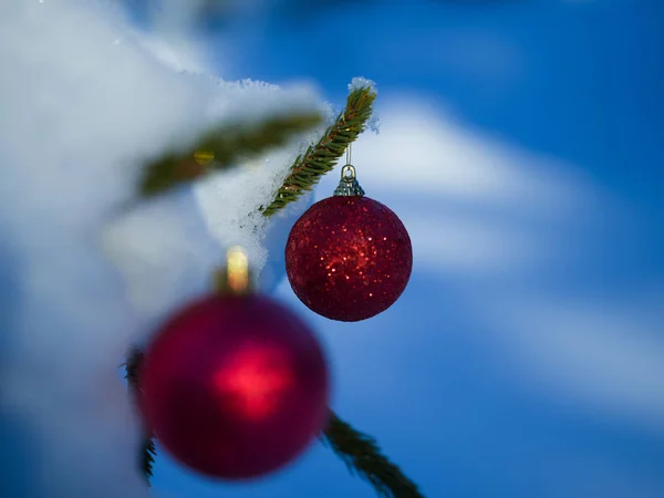 Décoration de boule arbre de Noël — Photo