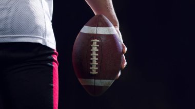 Dikiz genç emin Amerikan futbolu oyuncusu