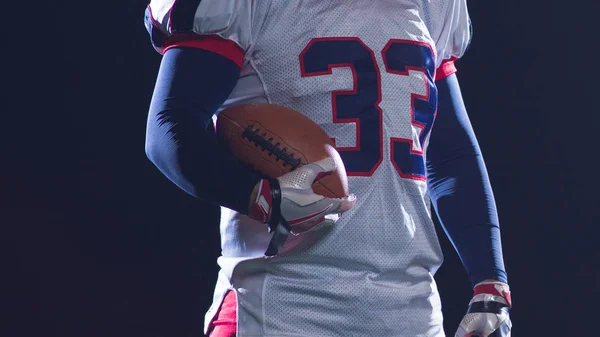 Portret van vertrouwen American football spelers — Stockfoto